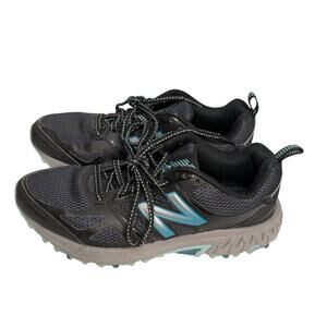 New Balance Women's WTE412B3 Black Teal Green All Terrain Shoe Sneakers Size 7.5
